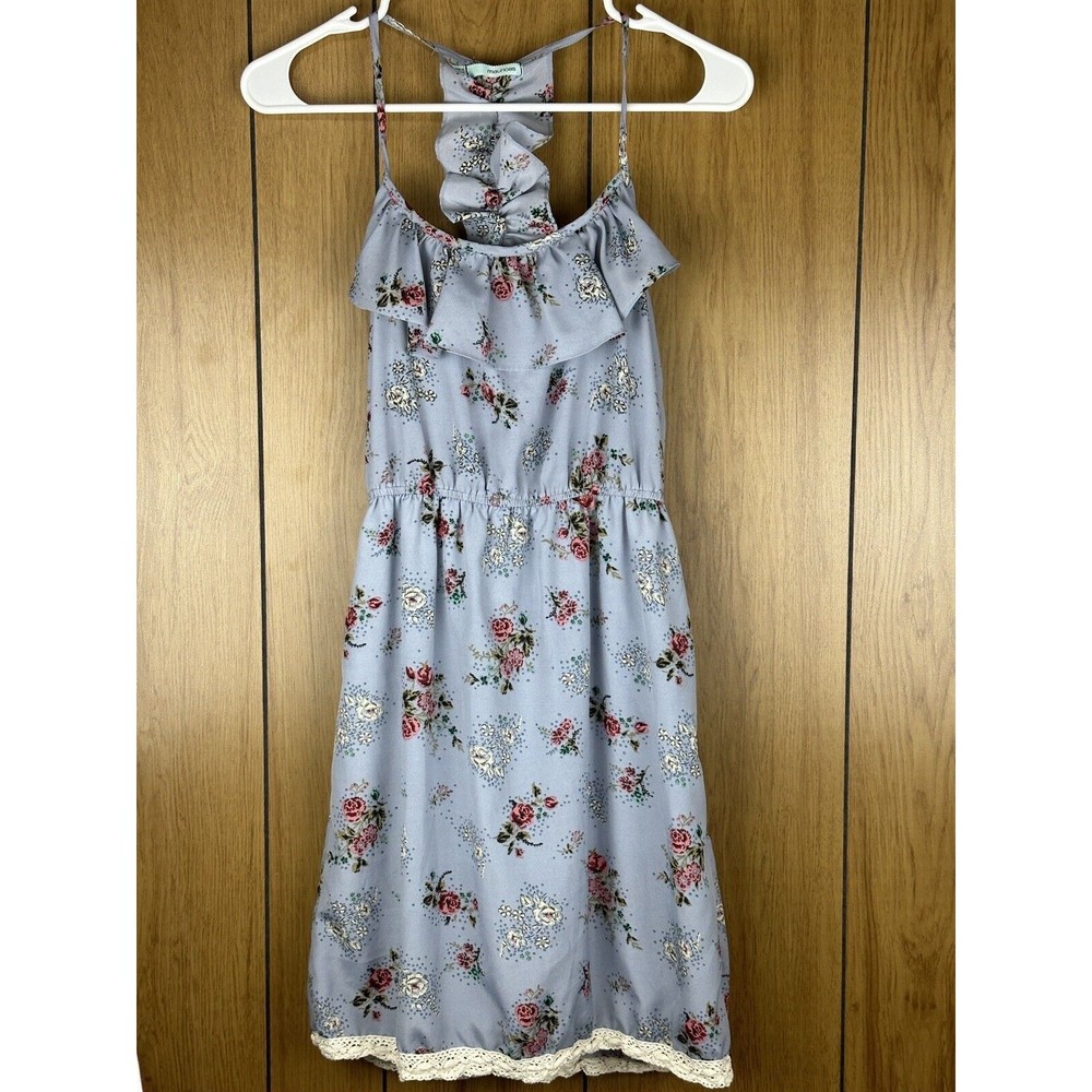 Maurices Floral Fit and Flare Dress - Ruffle - SMALL
